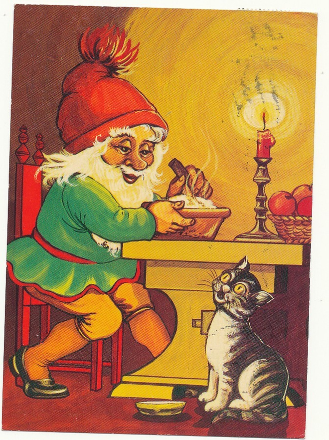 Mirja VÄNNI -Pukki ja kissa puurolla - kulk. 1977