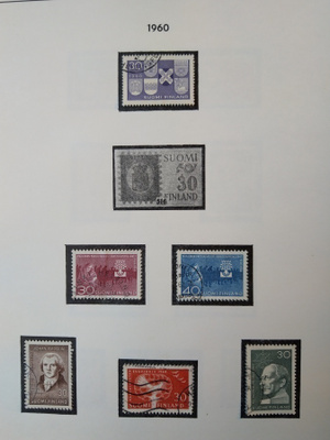 1960 Suomi postimerkki 6 kpl