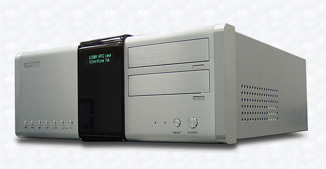SilverStone Lascala LC14,  HTPC-kotelot, Hopeisena tai Musta