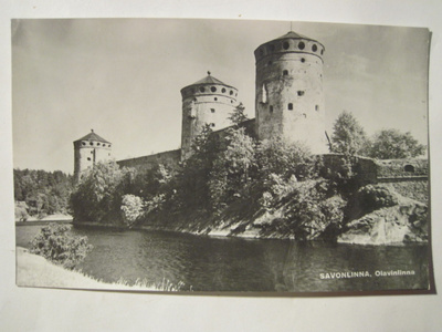 VANHA Postikortti Savonlinna 1930-l Alkup. Mallikappale