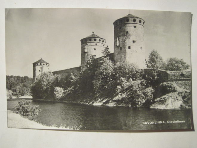 VANHA Postikortti Savonlinna 1930-l Alkup. Mallikappale