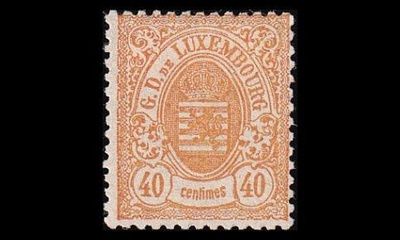Luxemburg 35 (*) Vaakuna 40 C (13) (1875)