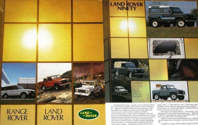 1985 Range Rover Land-Rover esite - KUIN UUSI
