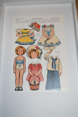 paperinukke Shirley Temple serie 10 num: 238