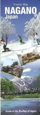 NAGANO Japani KARTTA