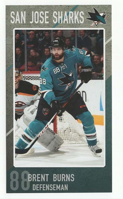 Brent Burns San Jose Sharks Team Issue Postcard