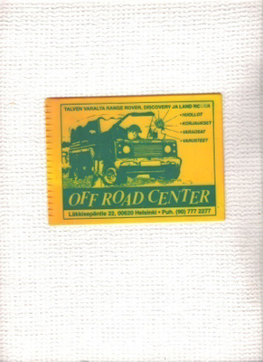 Off Road Center, Jääskrapa, postikorttina.
