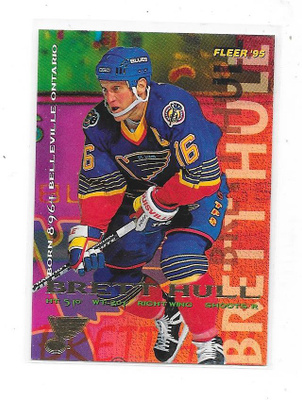 1994-95 Fleer #187 Brett Hull  St Louis Blues