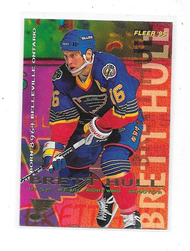 1994-95 Fleer #187 Brett Hull  St Louis Blues