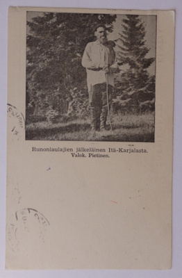 Runonlaulajien jälkeläinen Itä-Karjalasta