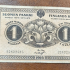 1 markka v. 1916, huom! Kansanvaltuuskunta - pikkukuva 1