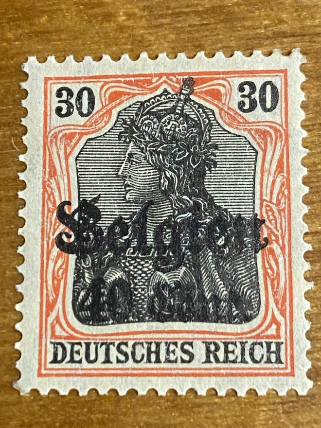 SAKSA REICH 1914-1918 BELGIA MIEHITYS**