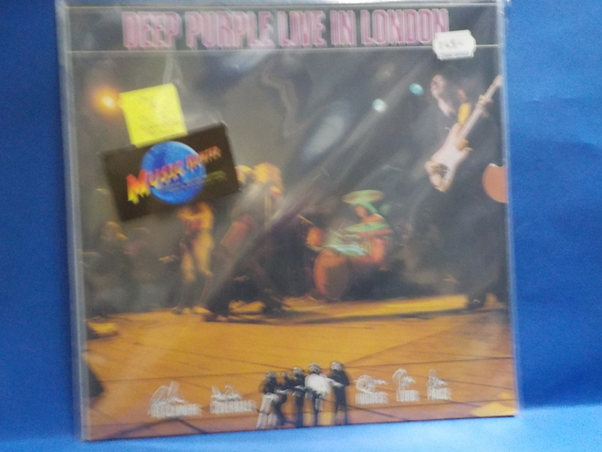 DEEP PUPRLE LIVE IN LONDON - M-/M- LP