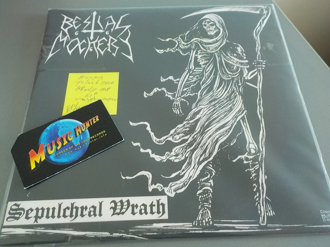 BESTIAL MOCKERY - SEPULCHRAL WRATH EX+/M- 10''