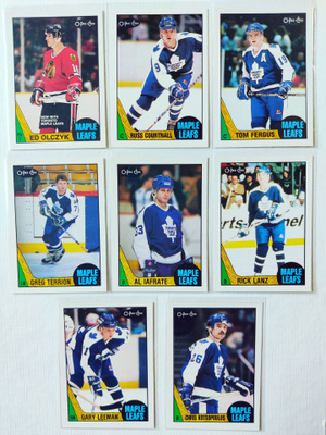 87-88 Opc - Toronto Maple Leafs 8kpl