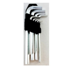 Qtools Kuusiokoloavain sarja, 9 osaa, 1.5-10.0mm, T10-T50 - pikkukuva 2
