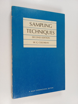 William G. Cochran : Sampling techniques