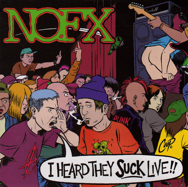 NOFX - I Heard They Suck Live! (CD) HYVÄ KUNTO!!