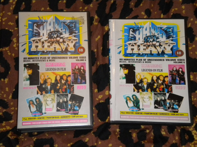 VHS + DVD varmuuskopio - HARD 'N' HEAVY Vol. 6 - 1989