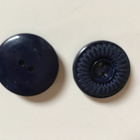 Retro nappi, tumman sininen kuviopinta Ø 21mm, 3kpl. 2,70€ - pikkukuva 2
