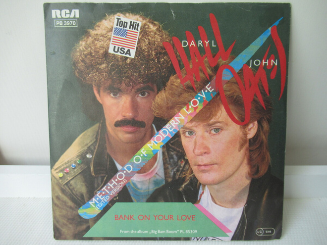 DARYL HALL / JOHN OATES - METHOD OF MODERN LOVE 7" VINYL