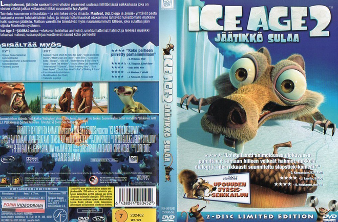 ice age 2 -jäätikkö sulaa (2 dvd Limited ed (35860)