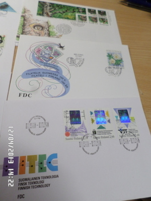 FDC  kirjekuoria   10  kpl   Puhtaat siistit
