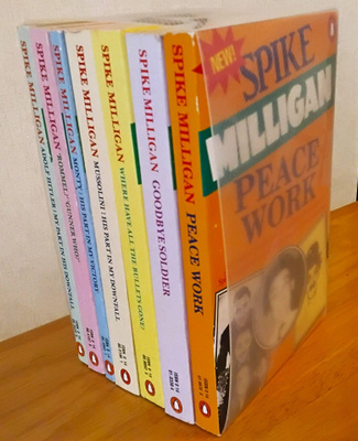 SPIKE MILLIGAN; Classic war memoirs Collection. 7 Books Set