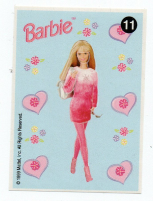 Purkkakuva BARBIE n:o 11 Purukumikuva
