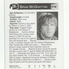 Brian McGrattan Binghamton Senators Team Issue Postcard - pikkukuva 2