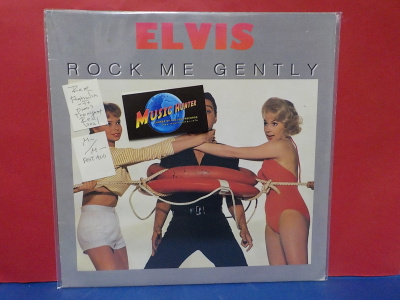 ELVIS - ROCK ME GENTLY M-/M- AUSTRALIA -77 PRESS RARE LP