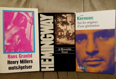 1 /3:sta: Hemingway /  Jack Kerouac / Henry Miller