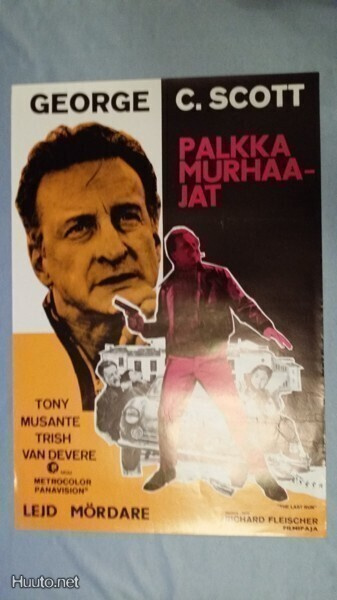Palkkamurhaajat Vanha Elokuvajuliste George C. Scott