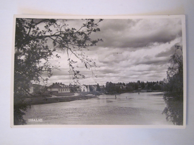 VANHA Postikortti Isalmi 1950-l Alkup.Mallikappale