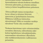 Ilkka Niiniluoto ym. (toim.): Talous ja filosofia - pikkukuva 2