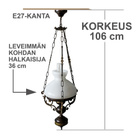 UUDENVEROINEN RIIPPUVALAISIN (E27-KANTA) KATTOVALAISIN - pikkukuva 2