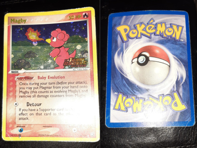 Magby [Reverse Holo] #24 Pokemon Team Rocket Returns
