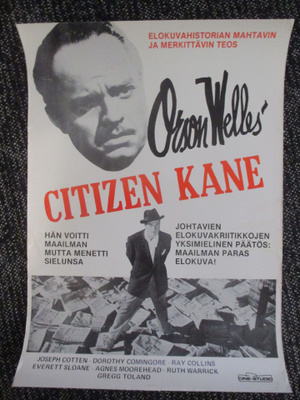 Citizen Kane (Orson Welles, 1941) - elokuvajuliste - RE1984