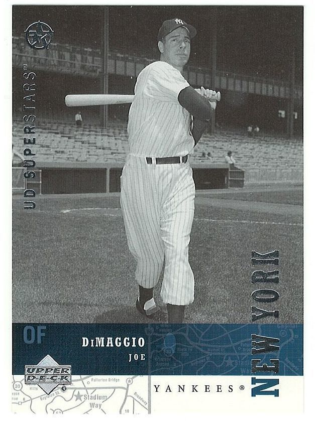 02-03 UD Superstars #153 Joe DiMaggio New York Yankees