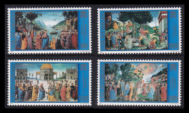 Vatikaani 1341-4 ** Sikstuksen kappelin entisöinti (2000)