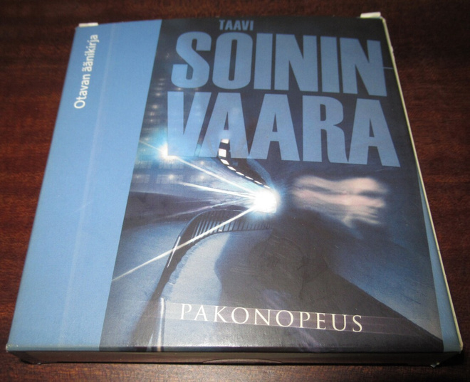 Taavi Soininvaara Pakonopeus äänikirja 12 cd-levyä.