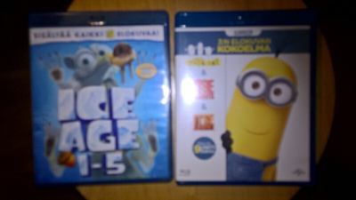 ITSE ILKIMYS 1+2 ja KÄTYRIT 3 Blu ray