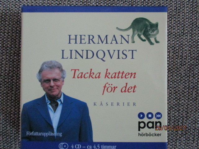 Herman Lindqvist TACKA KATTEN FÖR DET (KÅSERIER - 4 x CD)