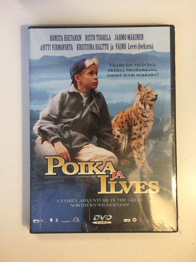 Poika ja ilves (1998 Konsta Hietanen, Jarmo Mäkinen DVD UUSI