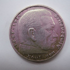Natsi-Saksa 5 Reichsmark 1937 G Paul von Hindenburg - pikkukuva 2