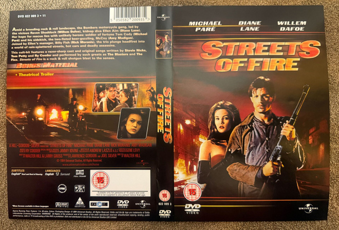 STREETS OF FIRE (DVD) Walter Hill