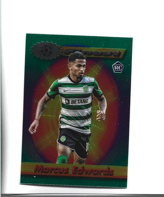 MARCUS EDWARDS RC - SPORTING CLUB #10 - TOPPS FINEST 2022-23