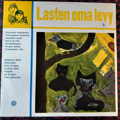 LASTEN OMA LEVY 3- R.Malmsten M.Aspelund A.Loven ym-LP