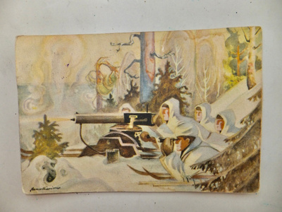 VANHA Kortti Aarno Karimo Vapaussota Kulk 1939 Kenttäposti