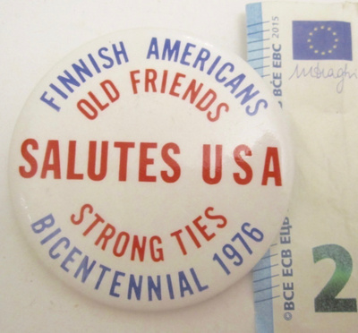 VANHA Merkki Amerikan Suomalaiset Vanhat Ystävät 1976